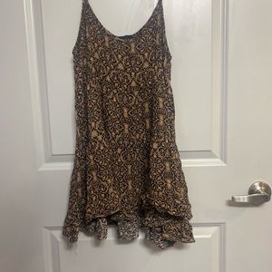 Light weight black and gold dress